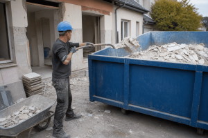 función del alquiler de contenedores de obra