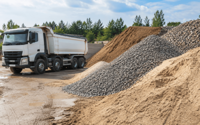 Venta y transporte de áridos: materiales y soluciones para obras