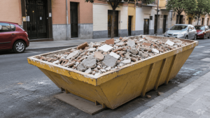Cuándo utilizar un contenedor para escombros