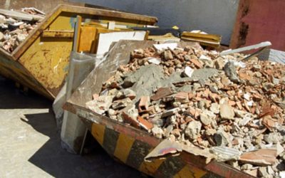 ¿Qué depositar en un contenedor de residuos de obra?