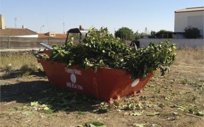 Alquilar contenedores de podas en Madrid