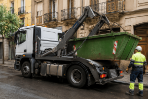 Servicios del proceso de gestión de residuos