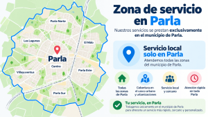 Zonas de servicio contenedores Parla