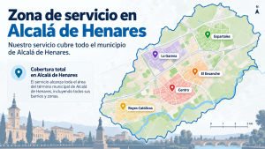 zona de servicio de contenedores Alcalá de Henares